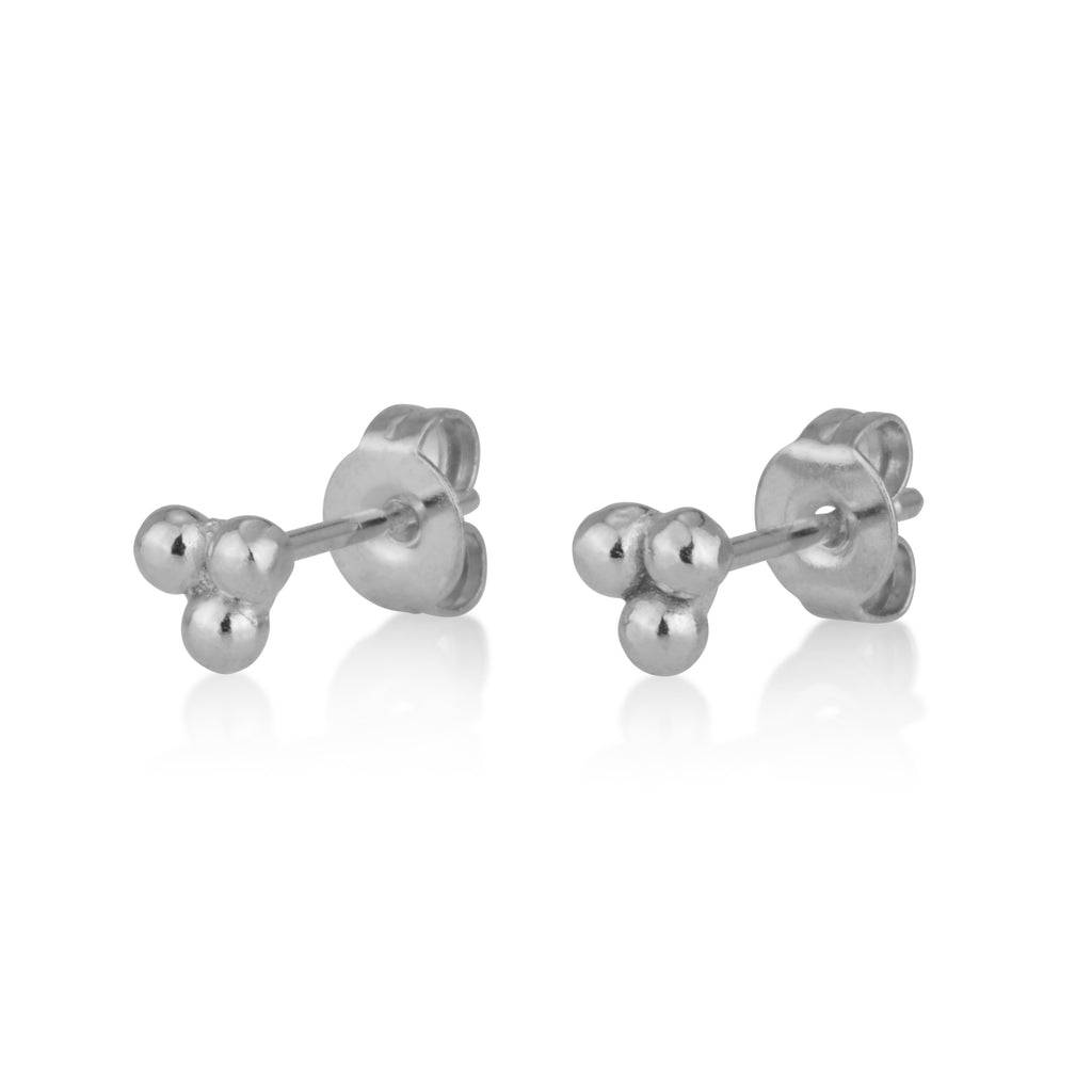 Triple Points Stud Earrings