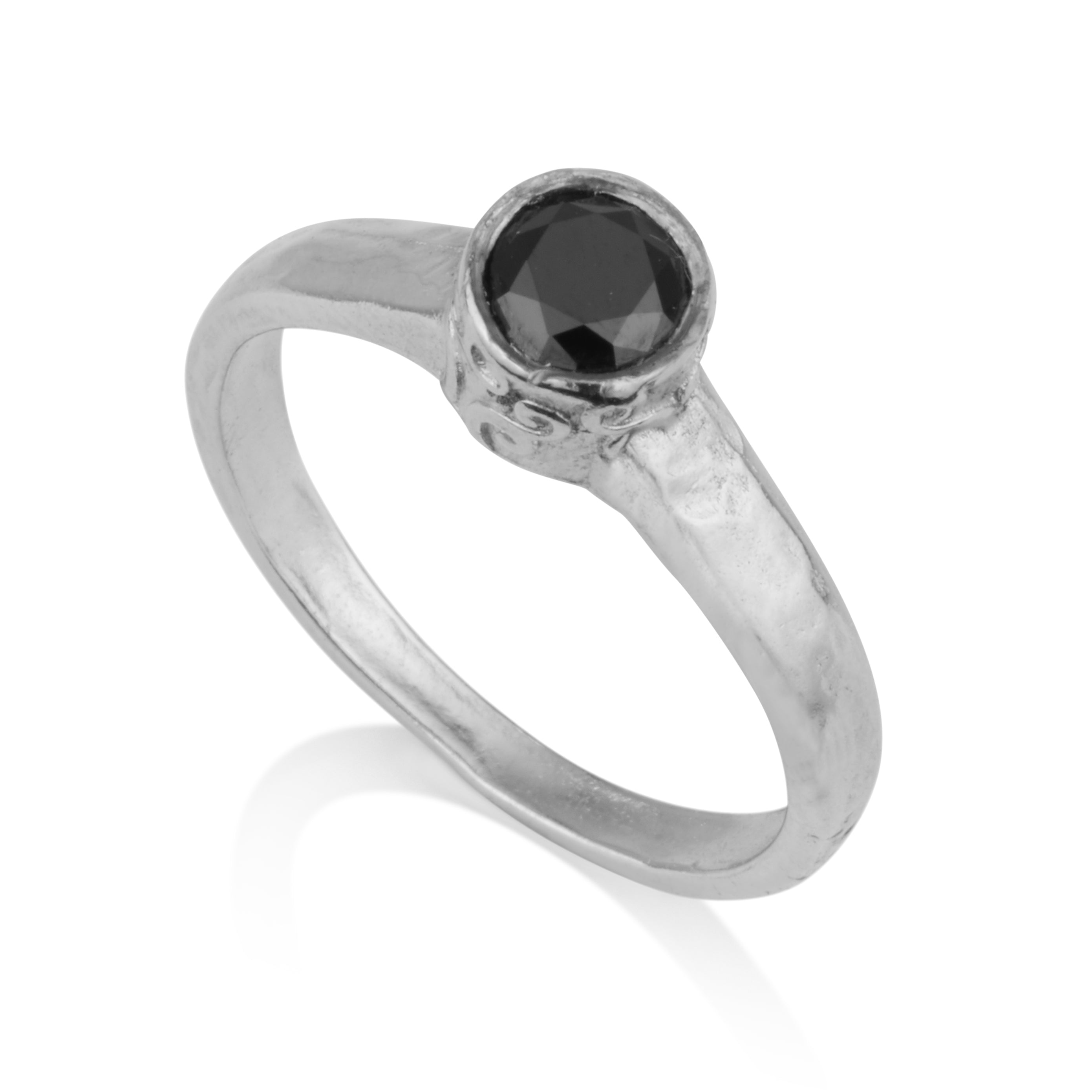 Black Zircon Ring