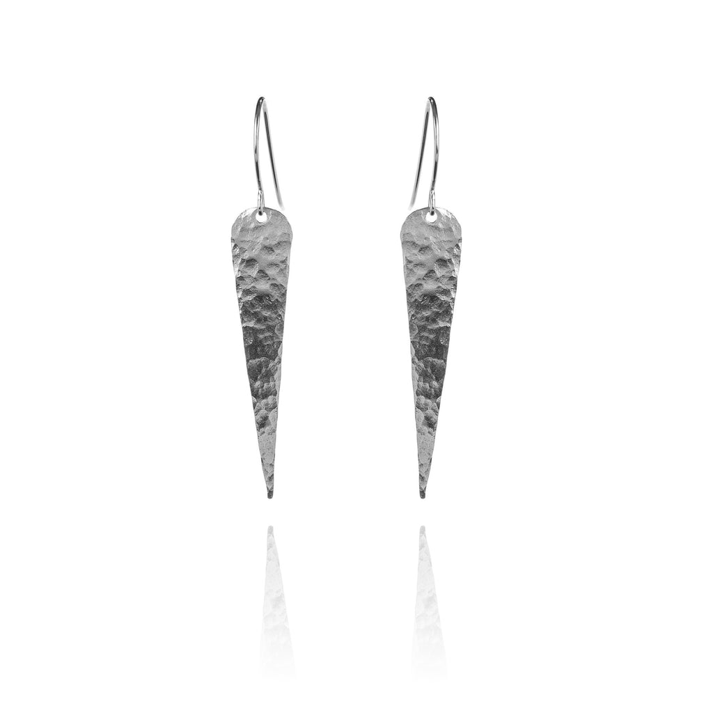 Hammered Spike Earrings