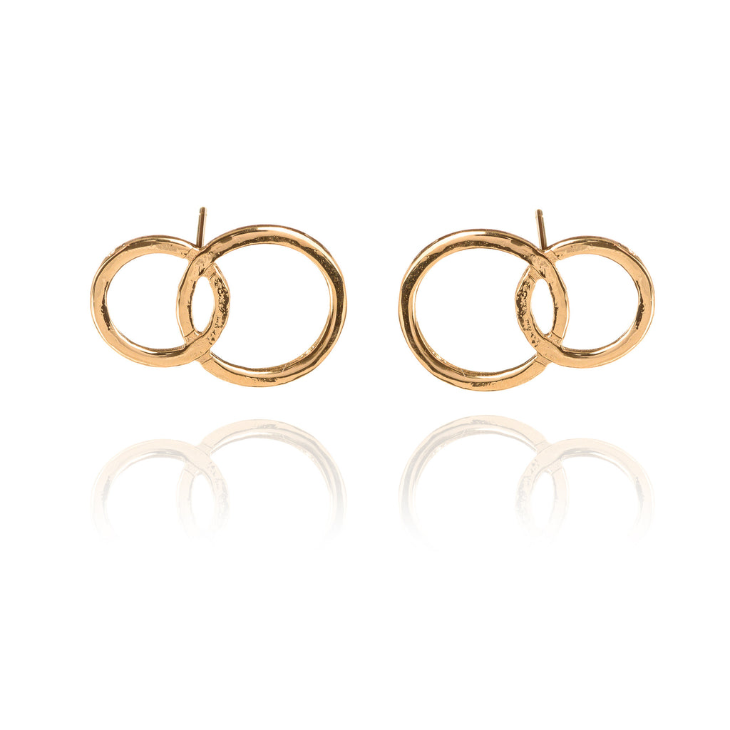 Double Karma stud Earring