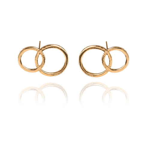 Double Karma stud Earring