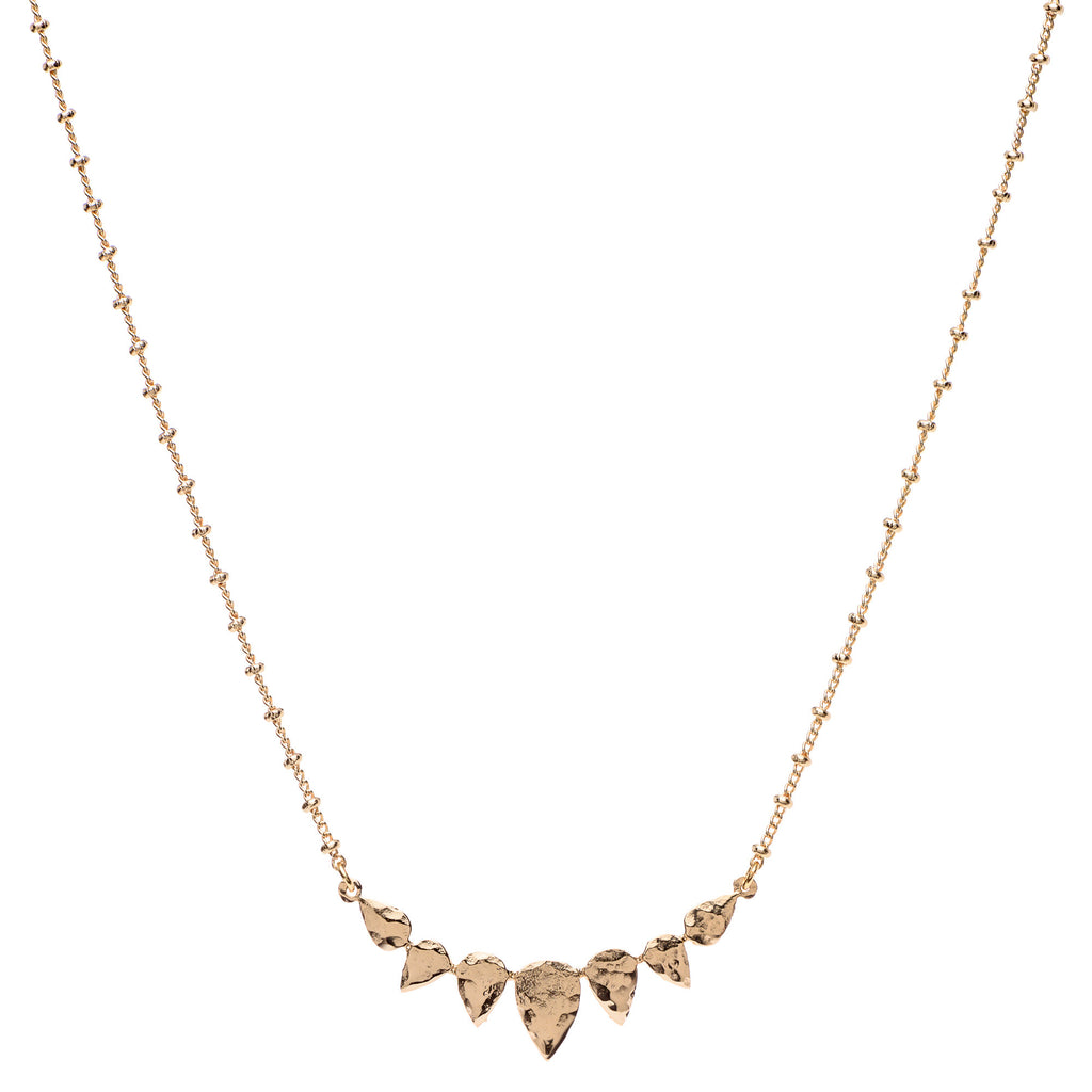 L Amazon Pendant & Bungalach thick chain Necklace