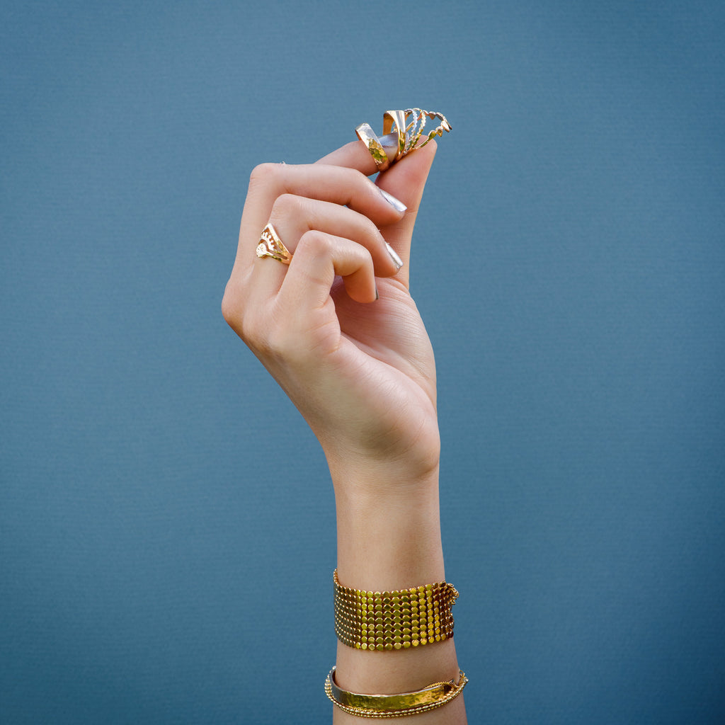 Mash 14K GP Bracelet