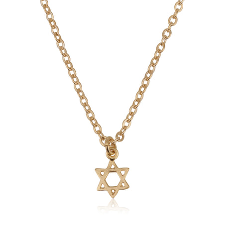 Small Star Of David Necklace