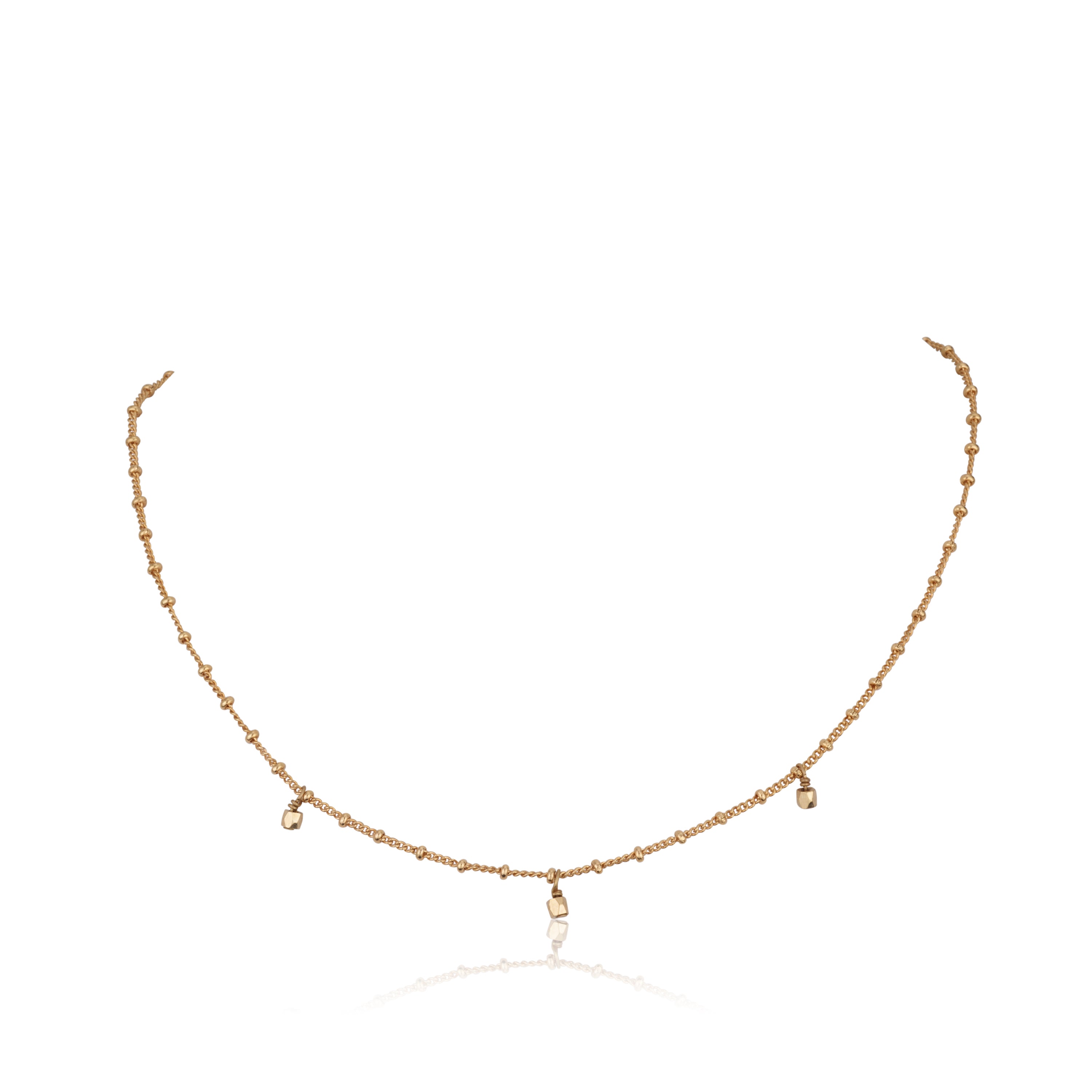 Gold Beads Necklace