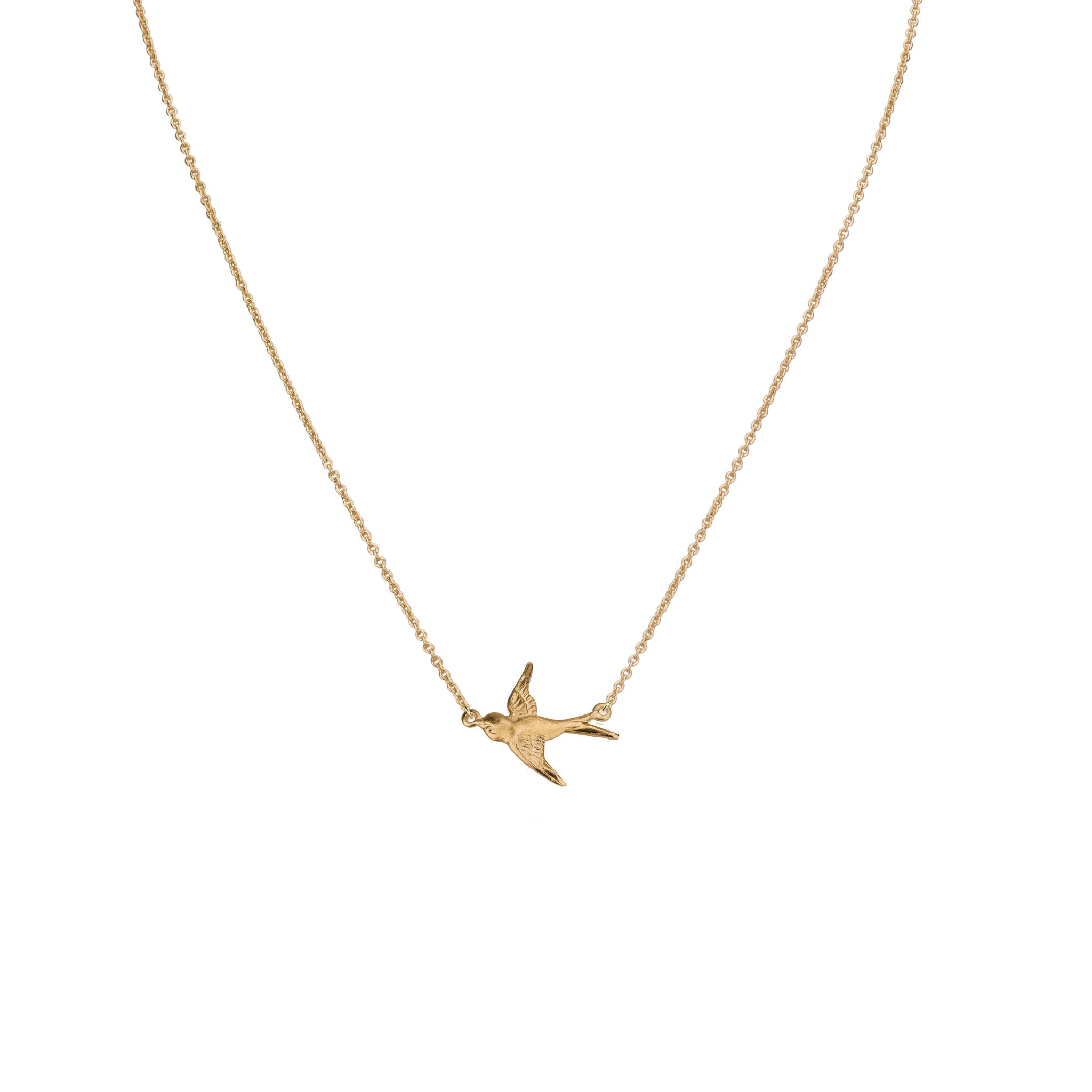 Necklaces - 2 Loops Delicate Bird & Helen Chain Necklace