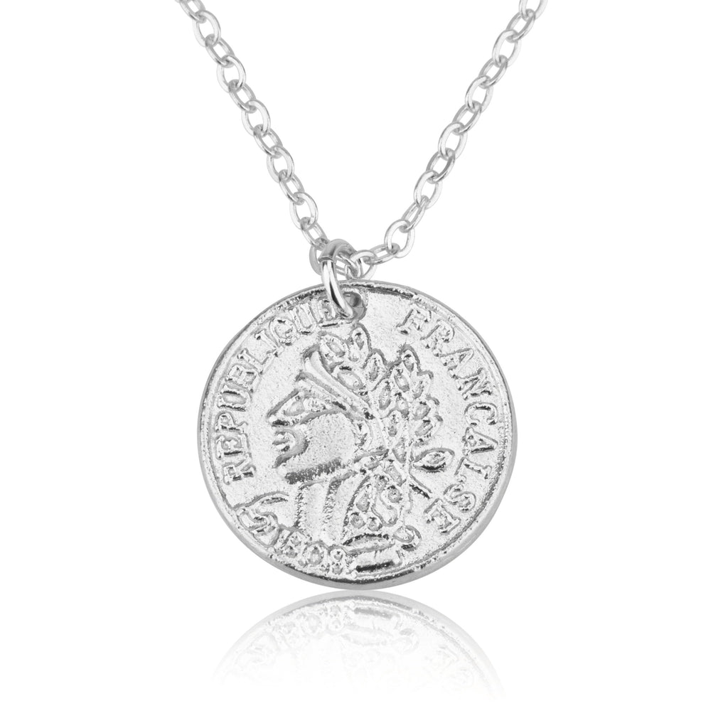 Necklaces - Ancient Coin Pendant & Helen Chain Necklace