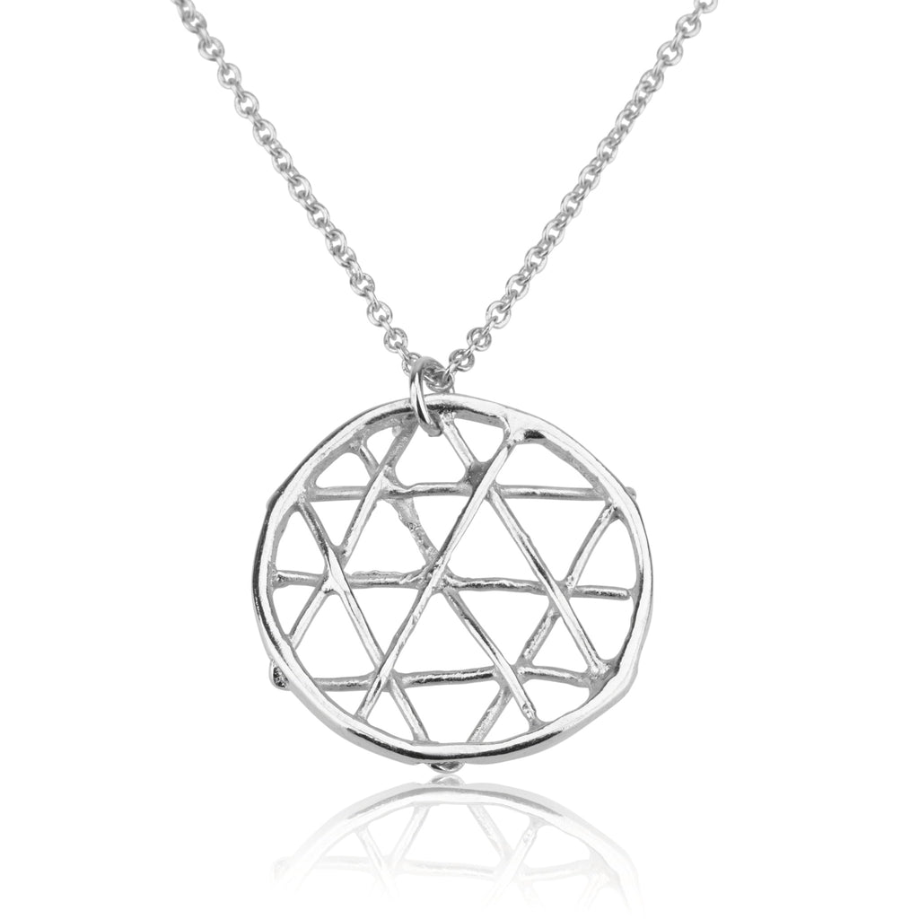 Necklaces - David's Star Dream Catcher Pendant & Helen Chain Necklace