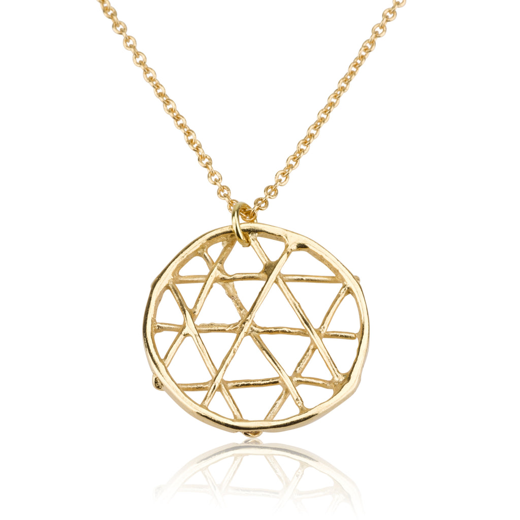 Necklaces - David's Star Dream Catcher Pendant & Helen Chain Necklace