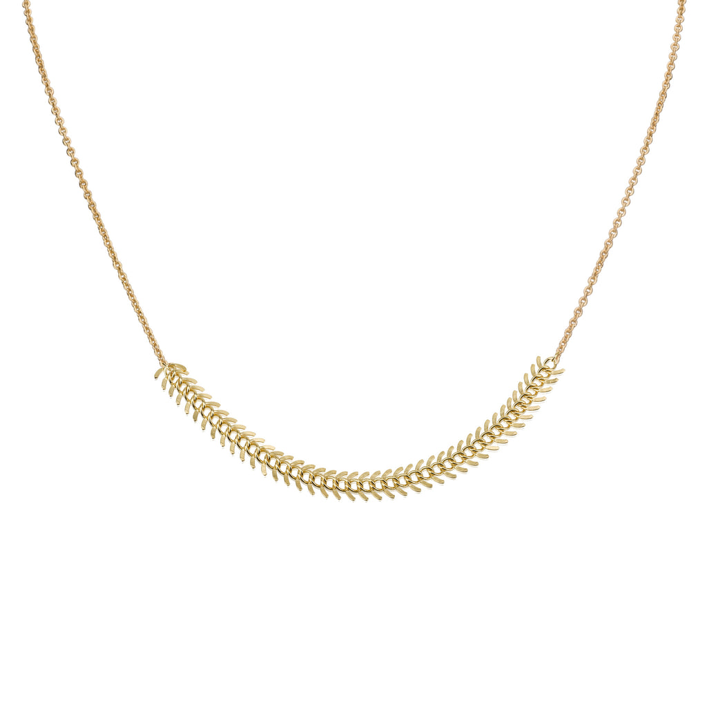 Necklaces - Helen Chain & Bones "smile" Necklace