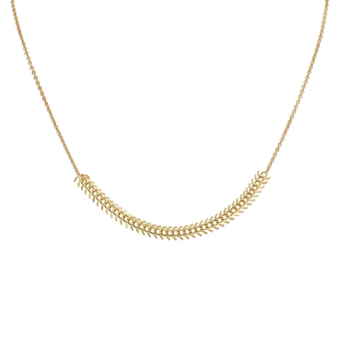 Necklaces - Helen Chain & Bones "smile" Necklace