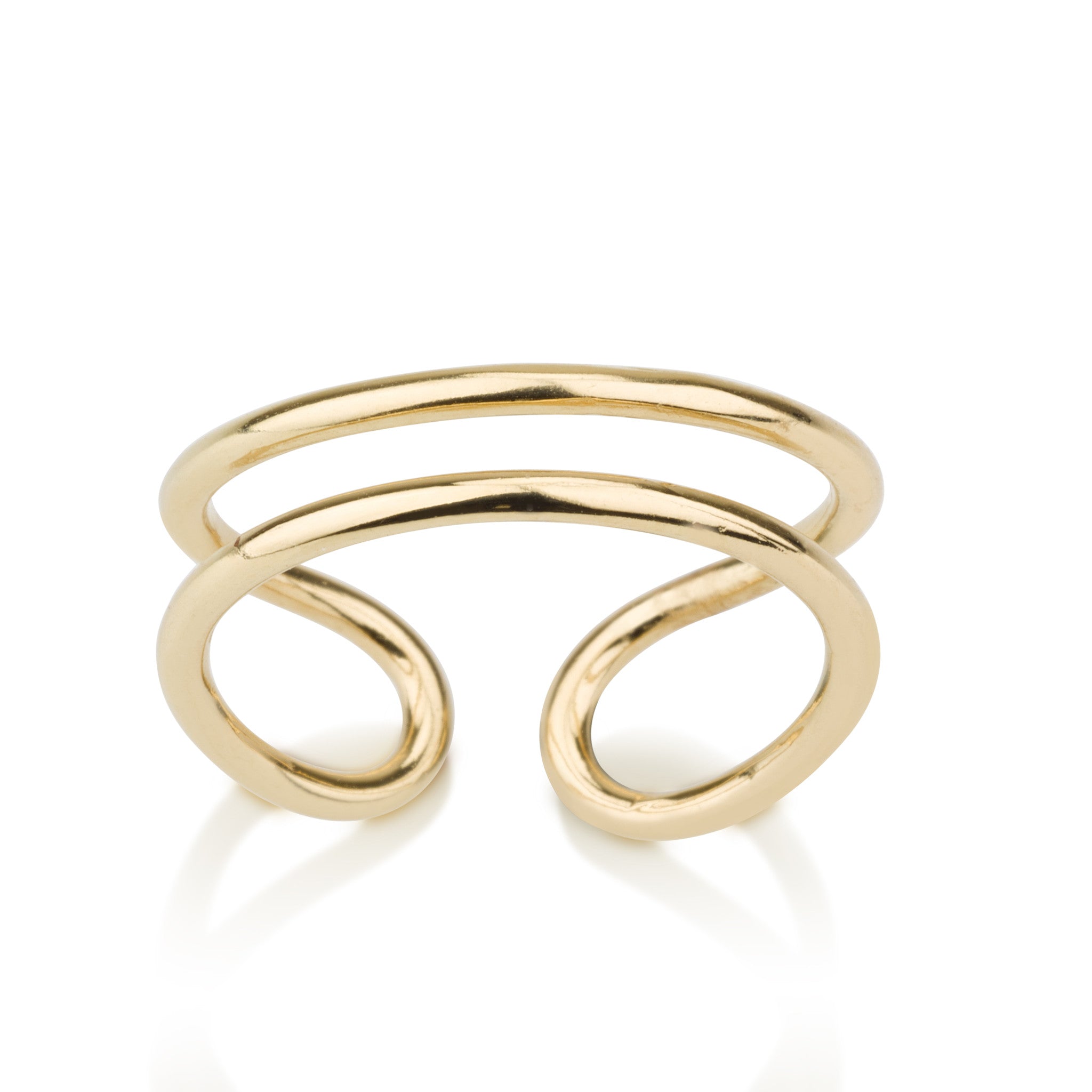 Rings - 2 Stripes Unique Open Ring