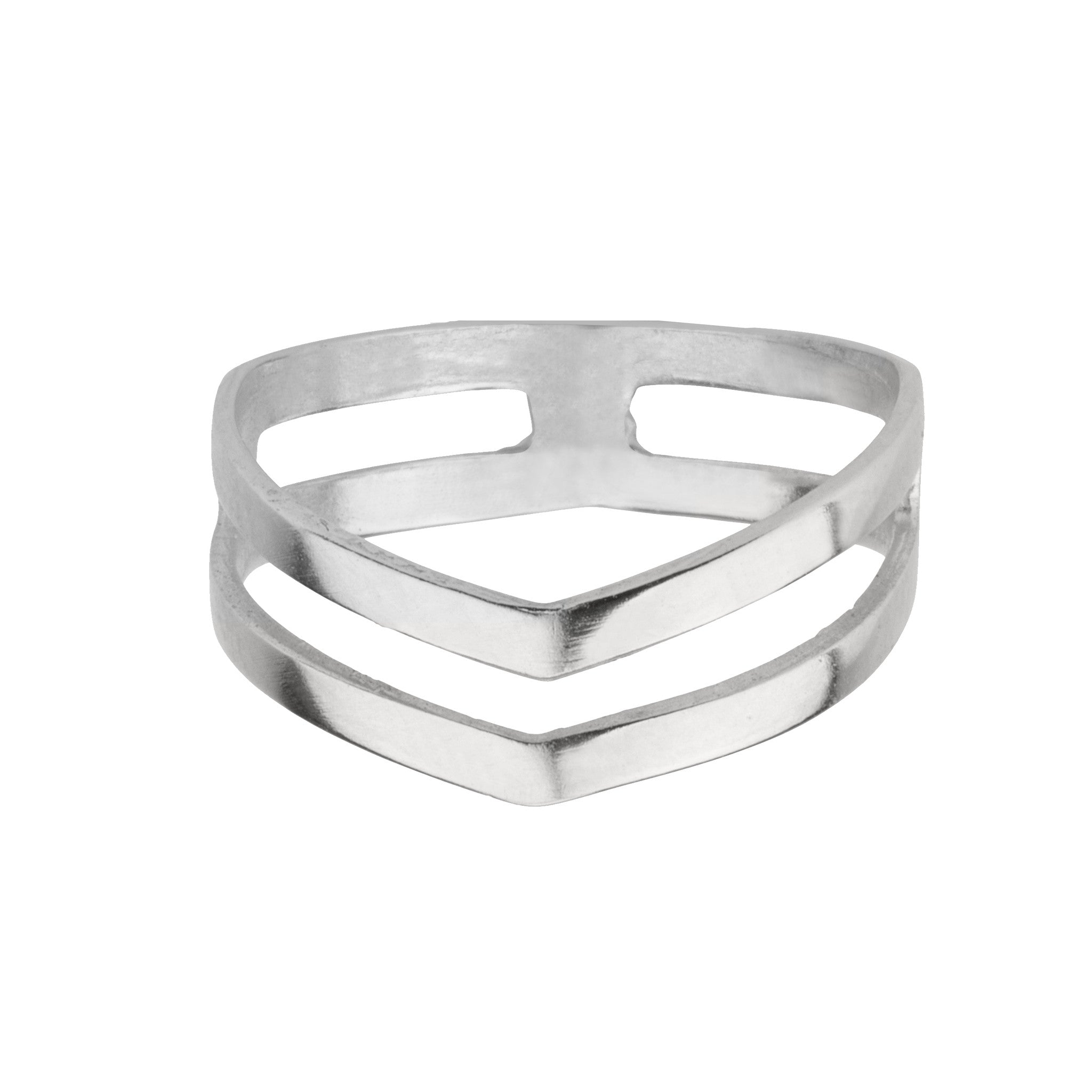 Rings - Double " V " Ring