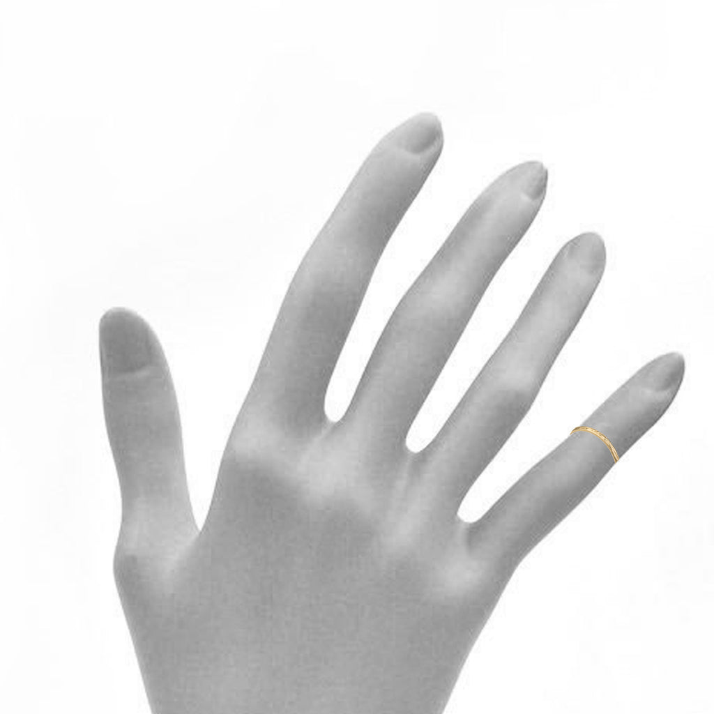 Rings - First Nuckle Maroccan Texture Ring