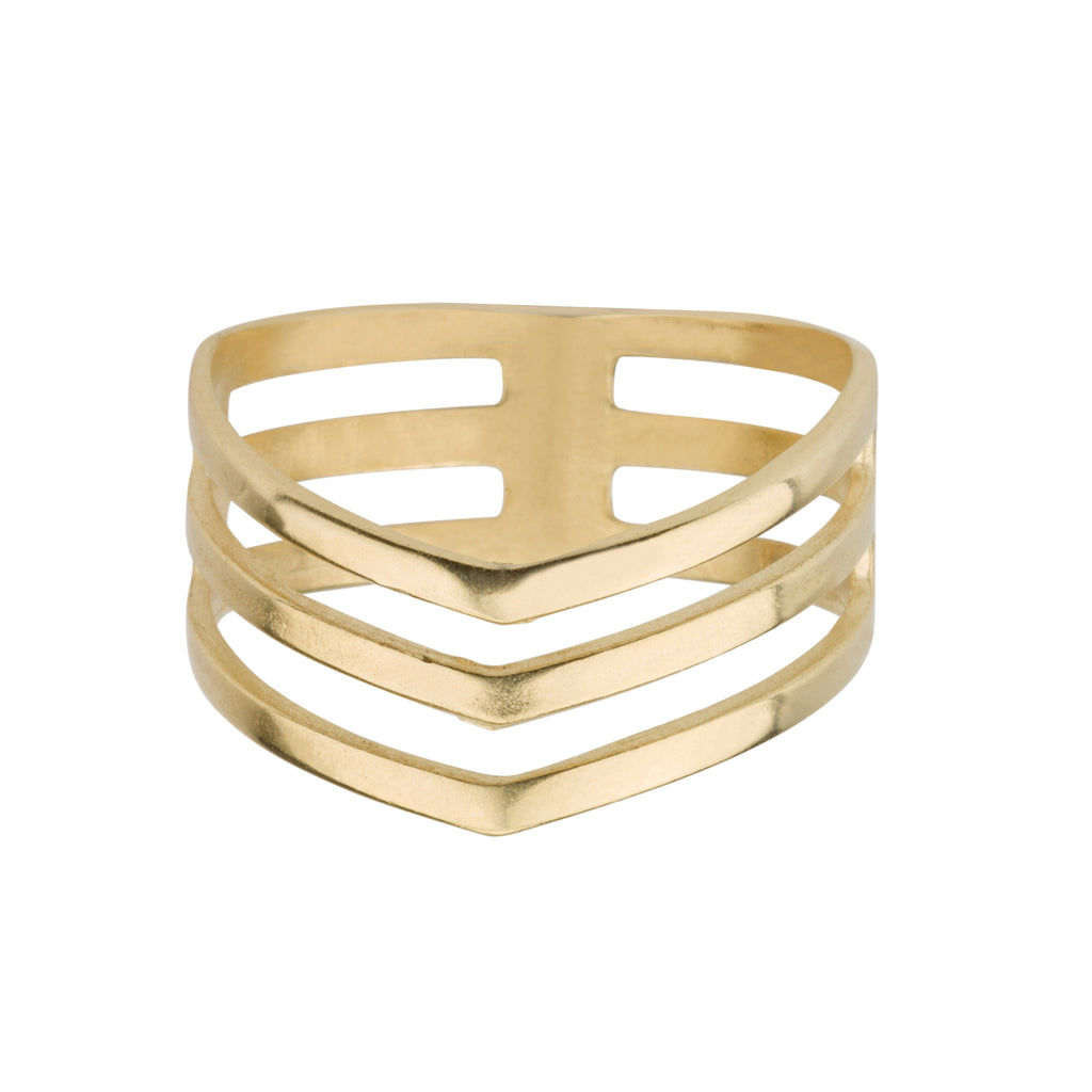 Rings - Triple " V " Ring