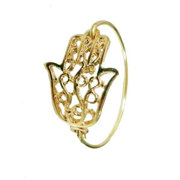 Rings - Unique Decorated Chamsa Ring