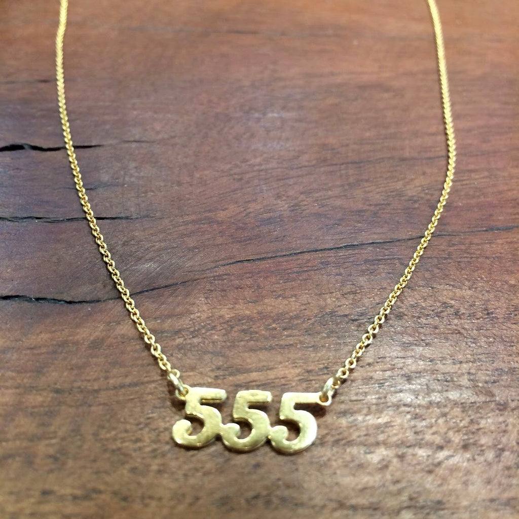Hamsa 555 necklace