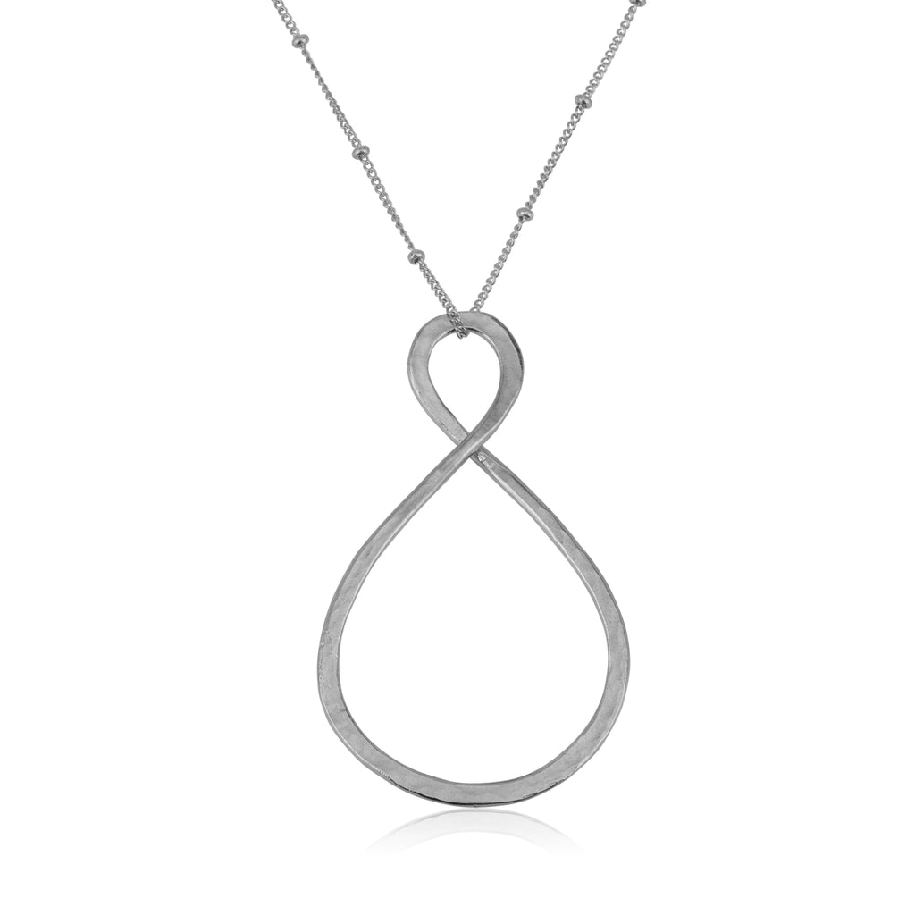Uniqe asymmetrical large Infinity Necklace
