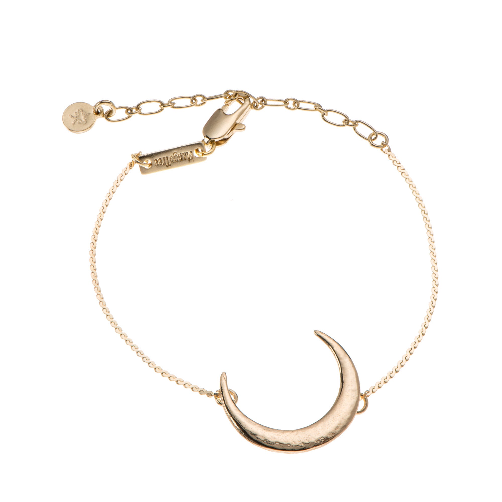 Liya chain with Moon Pendant Bracelet