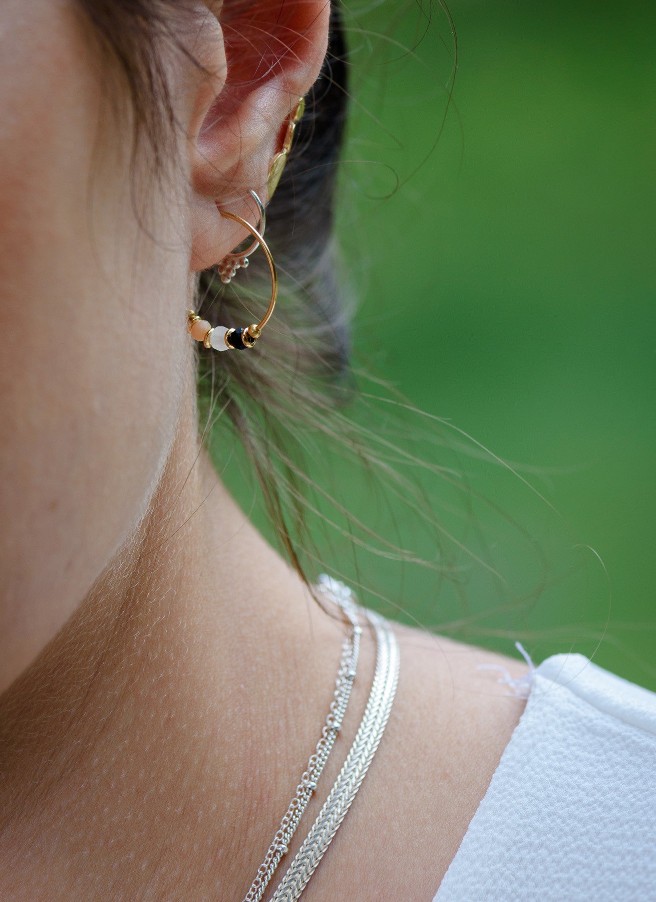 Gems Hook Earrings