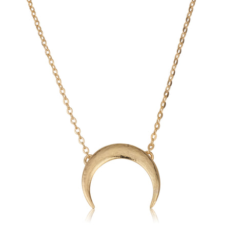 Moon With Romi Chain Necklace
