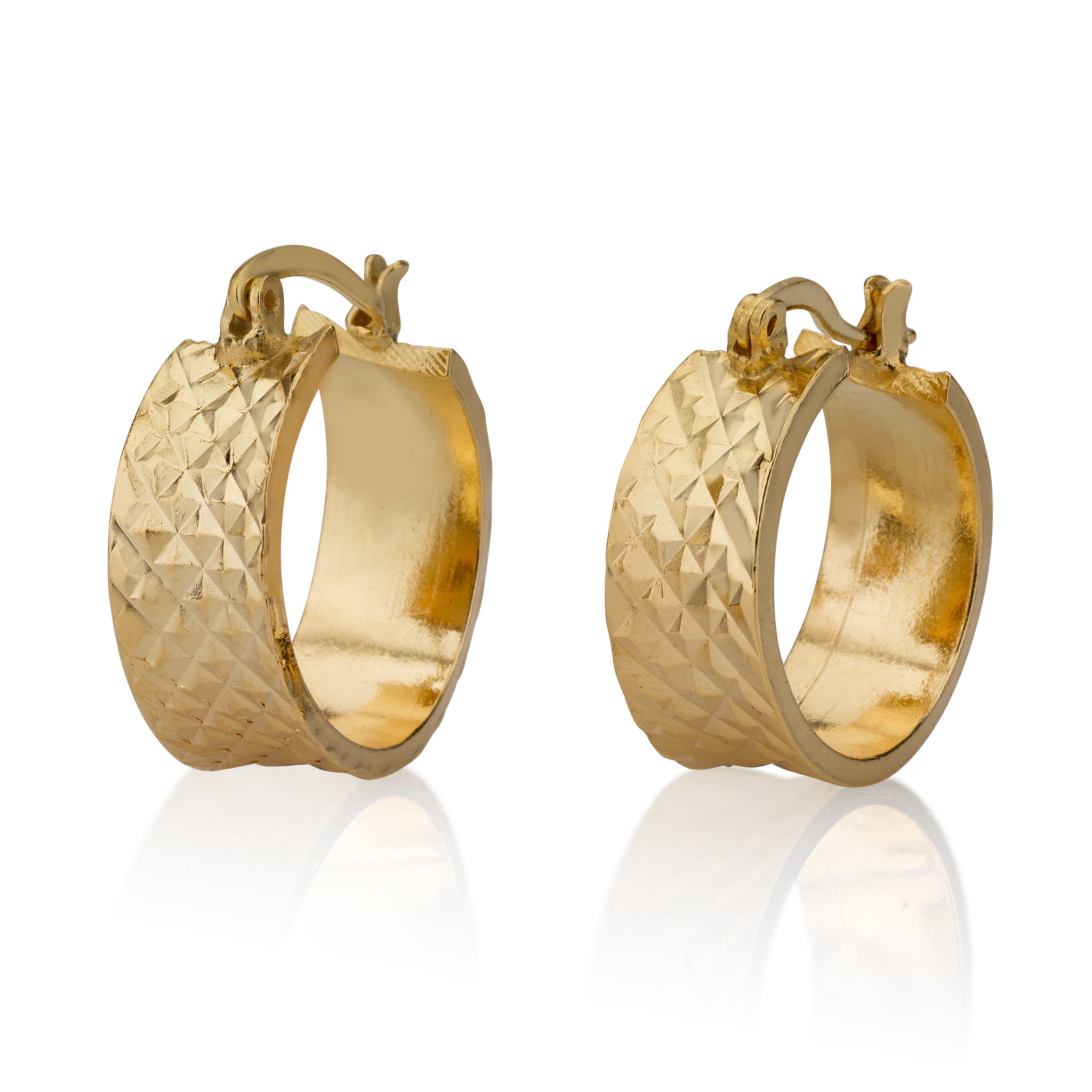 Earrings - Decorated  "diamonds" Gipsy Earrings