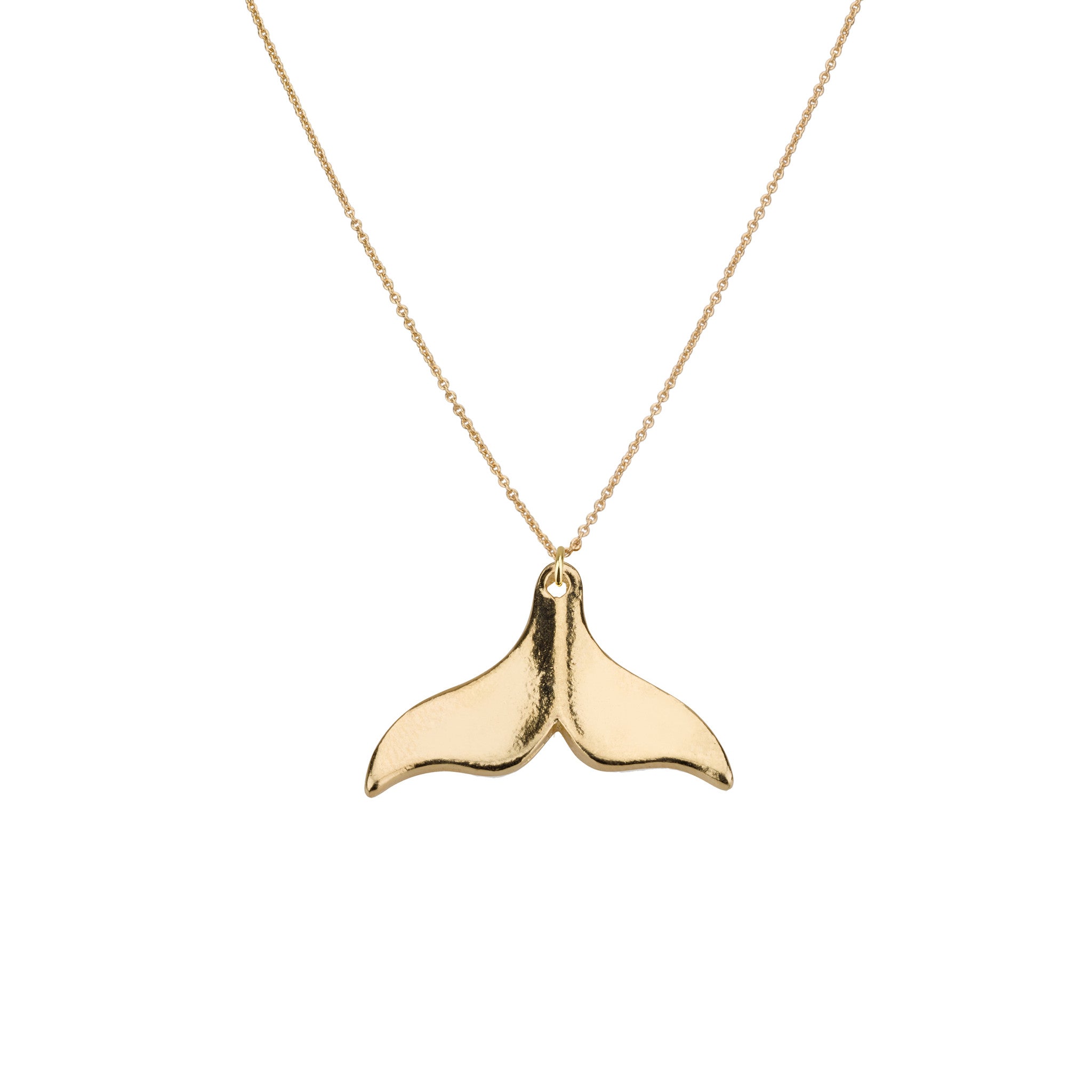 dolphin tale fish hook jewelry Dolphin Tail Pendant & Helen Chain Necklace