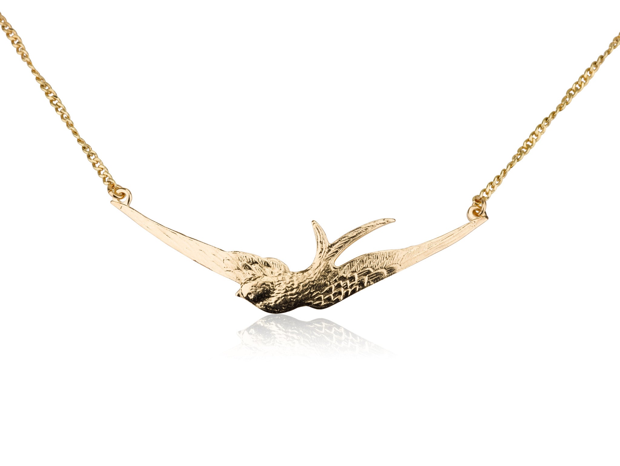 Necklaces - Big Free Bird & Helen Chain Necklace