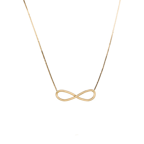 Necklaces - Big Infinity & Liya Chain Necklace