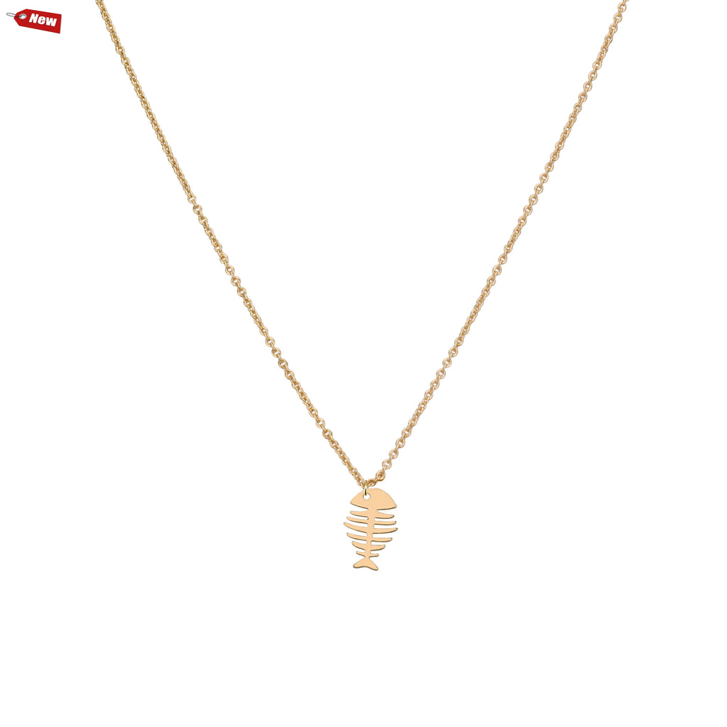 Necklaces - Fishbone & Helen Chain Necklace