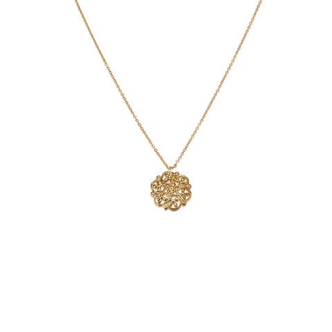 Necklaces - Full Davids Star Flower Pendant & Helen Chain Necklace