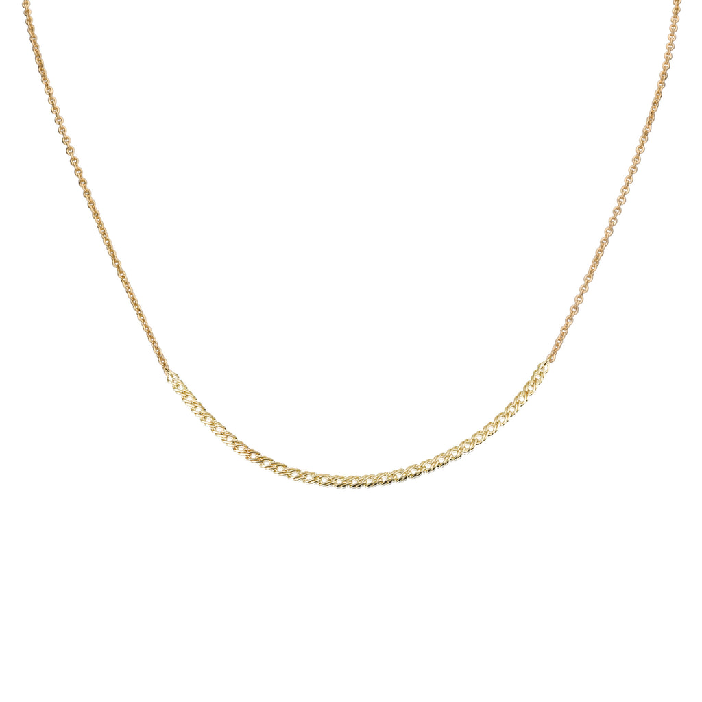 Necklaces - Helen Chain & Gourmet " Smile " Necklace