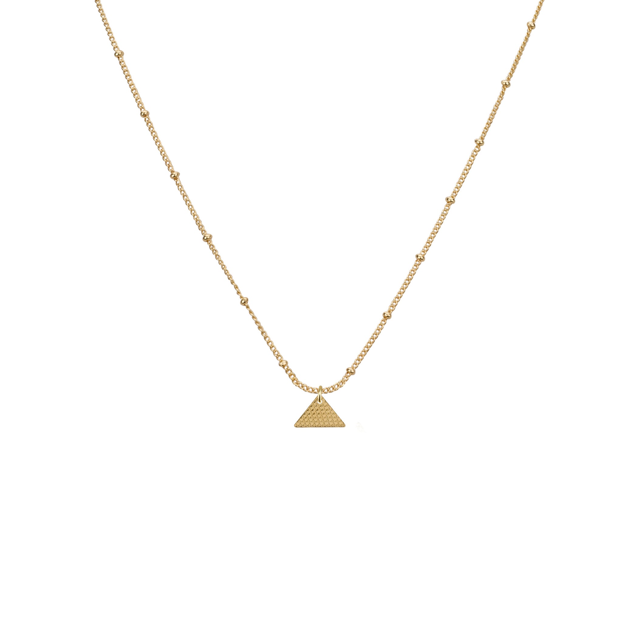 Necklaces - Pyramid Pendant & Sivan Chain Necklace
