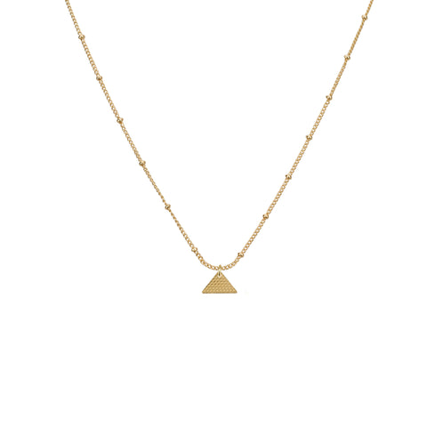 Necklaces - Pyramid Pendant & Sivan Chain Necklace
