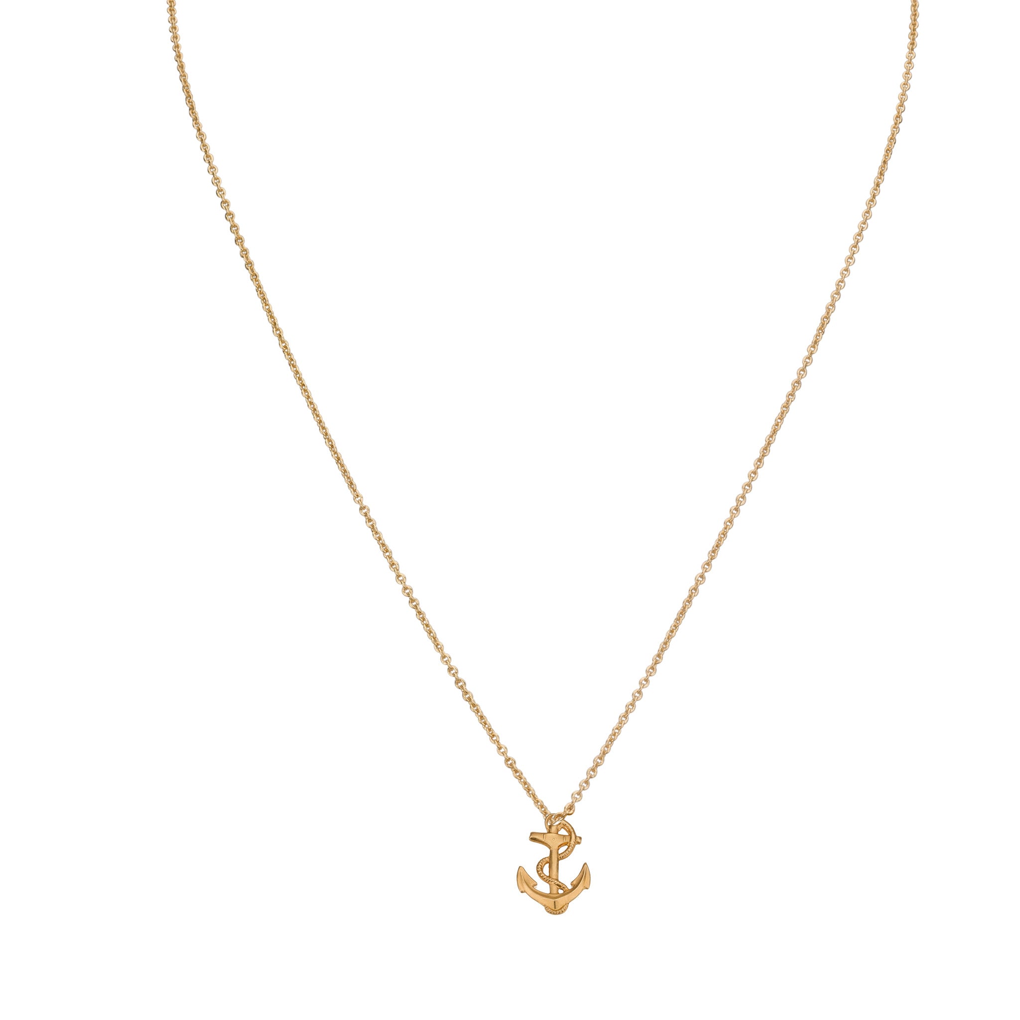 Necklaces - Small Anchor & Helen Chain Necklace