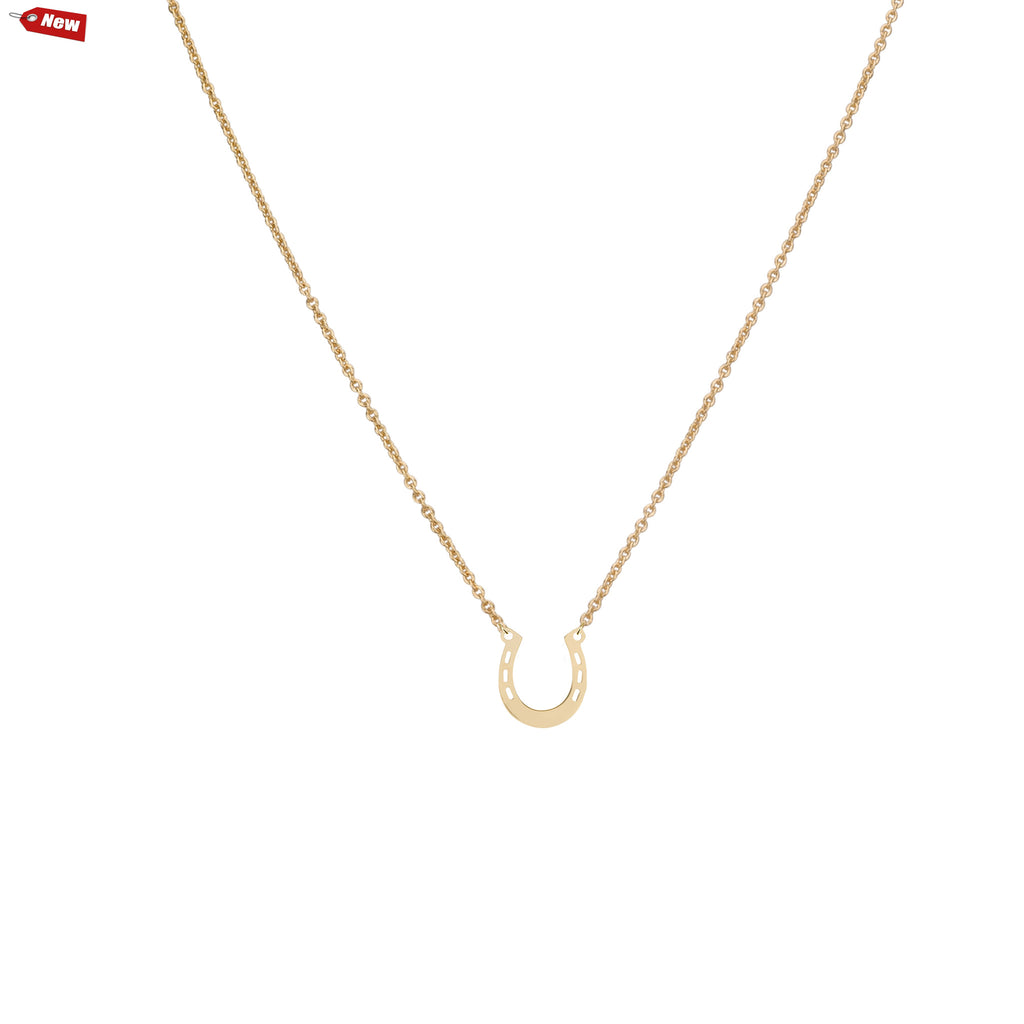 Necklaces - Small Lucky Horseshoe & Helen Chain Necklace